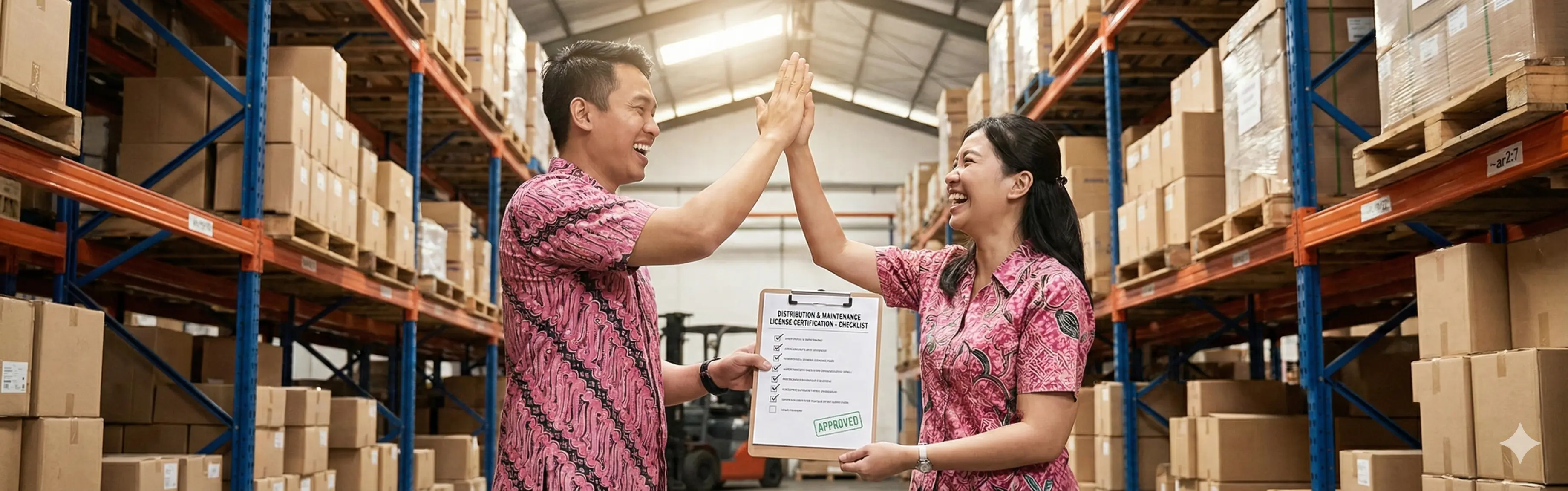 Distribution and maintenance license certification